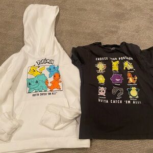 Boys Pokémon hoodie and shirt 8